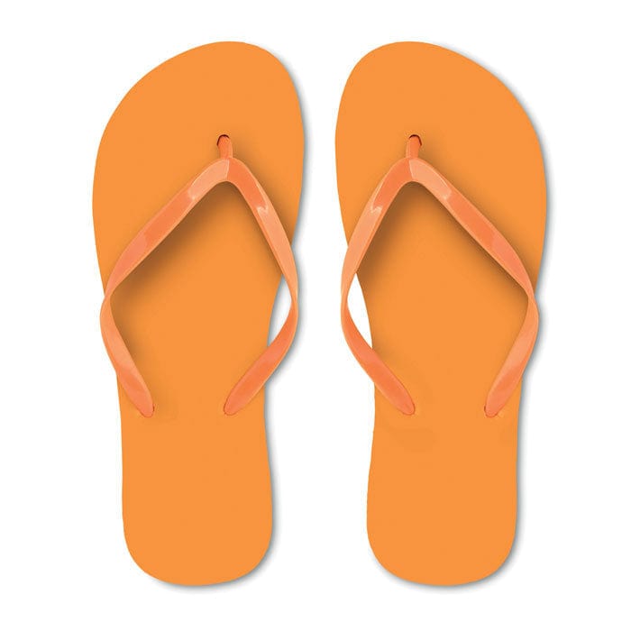 Infradito colorate SMALL arancione - personalizzabile con logo