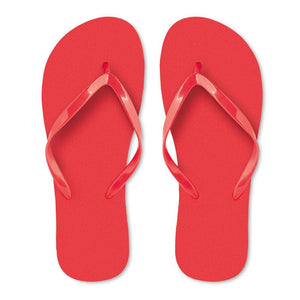 Infradito colorate taglia uomo Rosso - personalizzabile con logo