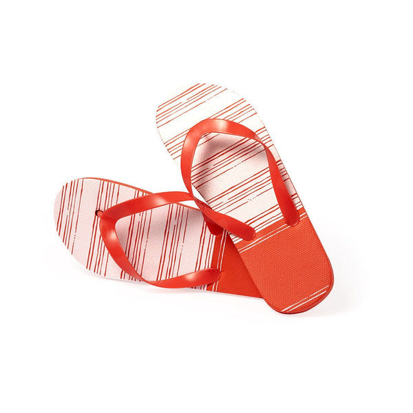 Infradito Manisok rosso / MUJ - personalizzabile con logo