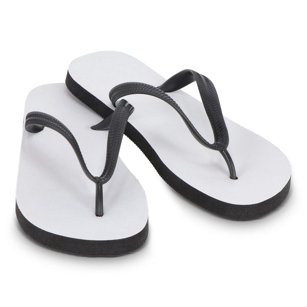 Infradito taglia L 39/42 sublimazione Bianco - personalizzabile con logo