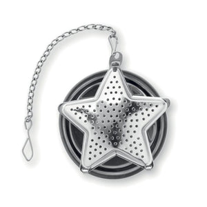Infusore da the stella Color  Color argento - personalizzabile con logo