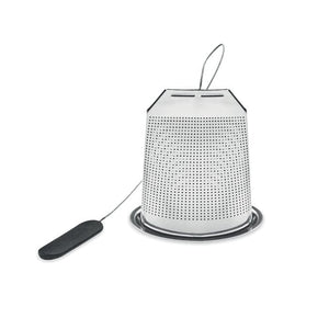 Infusore tè in acciaio inox Nero - personalizzabile con logo