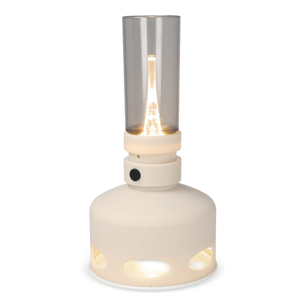 InSideOut Luce a LED con varialuce e sensore di soffiaggio Beige - personalizzabile con logo