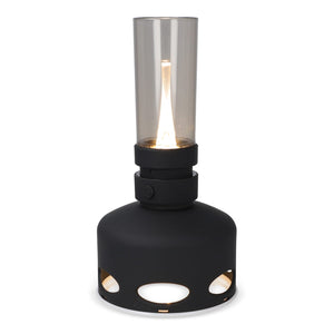 InSideOut Luce a LED con varialuce e sensore di soffiaggio Nero - personalizzabile con logo