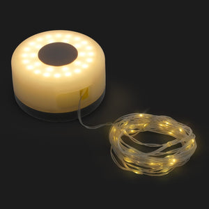 InsideOut Luce e ghirlanda luci avvolgibile Grigio - personalizzabile con logo