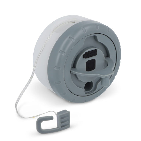 InsideOut Luce e ghirlanda luci avvolgibile Grigio - personalizzabile con logo