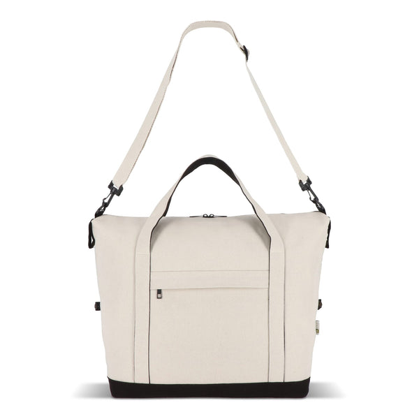 InSideOut Reuuz Borsa da viaggio in tela 32 x 60 x 20 cm Beige / Nero - personalizzabile con logo
