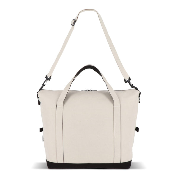 InSideOut Reuuz Borsa da viaggio in tela 32 x 60 x 20 cm Beige / Nero - personalizzabile con logo