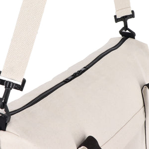 InSideOut Reuuz Borsa da viaggio in tela 32 x 60 x 20 cm Beige / Nero - personalizzabile con logo