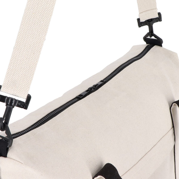 InSideOut Reuuz Borsa da viaggio in tela 32 x 60 x 20 cm Beige / Nero - personalizzabile con logo
