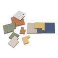 InSideOut Scatola con puzzle legno think IQ Fluo assortiti - personalizzabile con logo