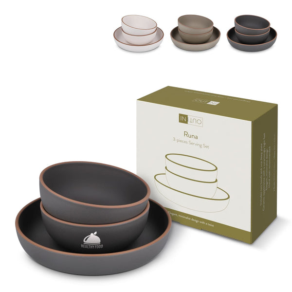 InSideOut Set da portata 3 pezzi Runa, realizzato in R-PET - personalizzabile con logo