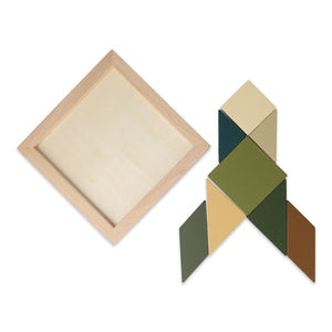 InSideOut Tangram in legno FSC think iq puzzle assortiti - personalizzabile con logo