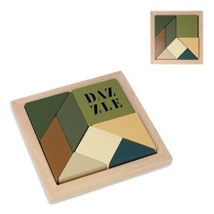 InSideOut Tangram in legno FSC think iq puzzle assortiti - personalizzabile con logo