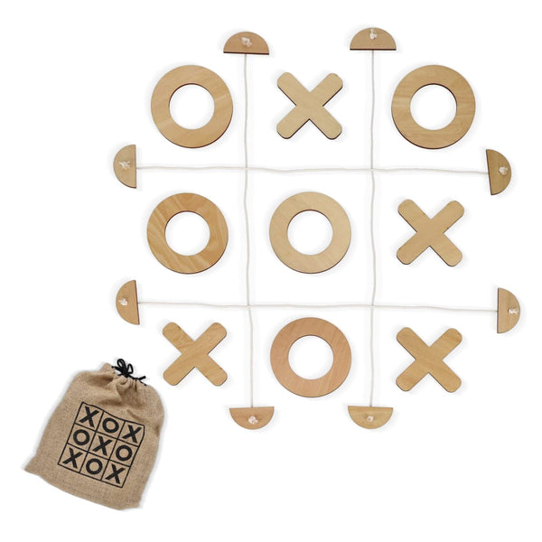 InSideOut Tic Tac Toe gigante natural - personalizzabile con logo