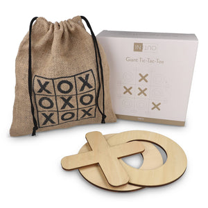 InSideOut Tic Tac Toe gigante natural - personalizzabile con logo
