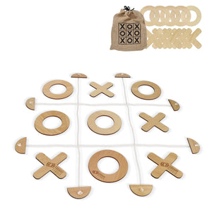 InSideOut Tic Tac Toe gigante natural - personalizzabile con logo