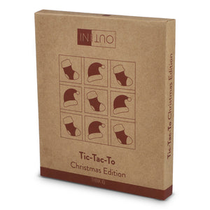 InSideOut Tic-tac-toe natalizio in legno Fluo assortiti - personalizzabile con logo