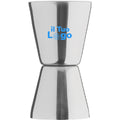 Jigger in acciaio inox color argento - personalizzabile con logo