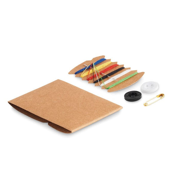 Kit da cucito compatto beige - personalizzabile con logo