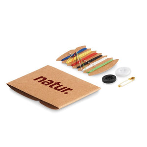 Kit da cucito compatto beige - personalizzabile con logo