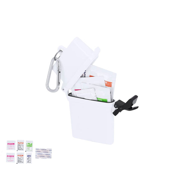Kit da Spiaggia Dambury bianco - personalizzabile con logo