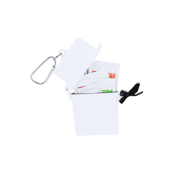 Kit da Spiaggia Dambury bianco - personalizzabile con logo