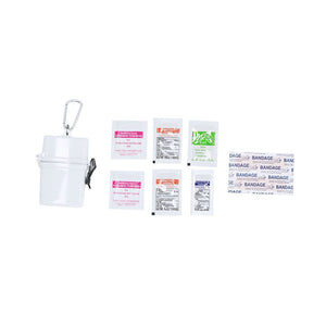 Kit da Spiaggia Dambury bianco - personalizzabile con logo