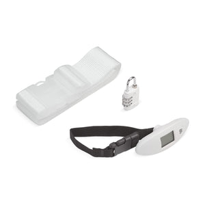 Kit da viaggio da 3 pezzi Bianco - personalizzabile con logo