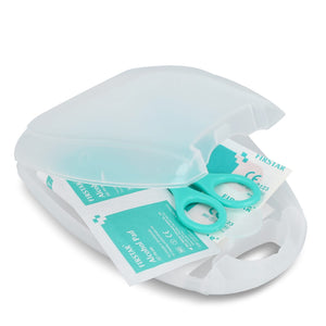 Kit di pronto soccorso 10 pezzi Elbrus Bianco - personalizzabile con logo