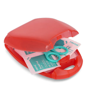 Kit di pronto soccorso 10 pezzi Elbrus Rosso - personalizzabile con logo