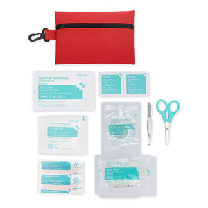 Kit di pronto soccorso 14 pezzi Rora - personalizzabile con logo