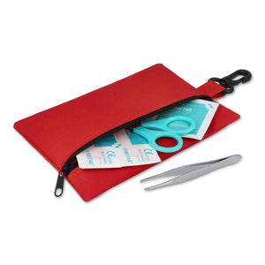 Kit di pronto soccorso 14 pezzi Rora Rosso - personalizzabile con logo