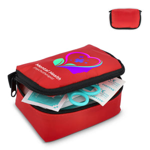 Kit di pronto soccorso 16 pezzi Fuji Rosso - personalizzabile con logo