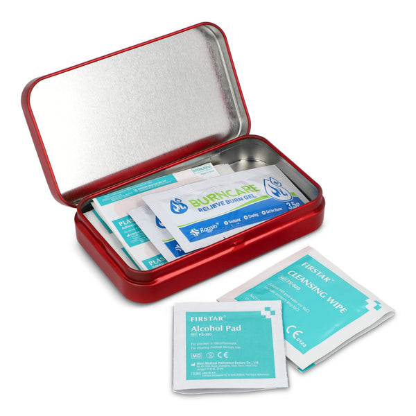 Kit di pronto soccorso 20 pezzi Atlas Rosso - personalizzabile con logo