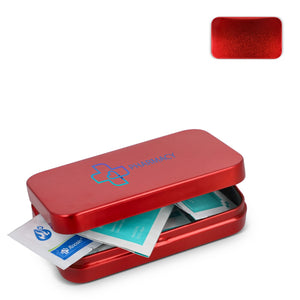 Kit di pronto soccorso 20 pezzi Atlas Rosso - personalizzabile con logo