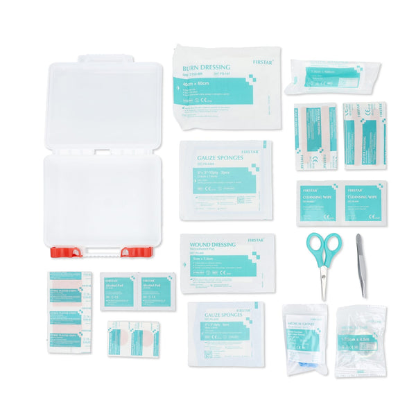 Kit di pronto soccorso 37 pezzi Sierra Bianco - personalizzabile con logo