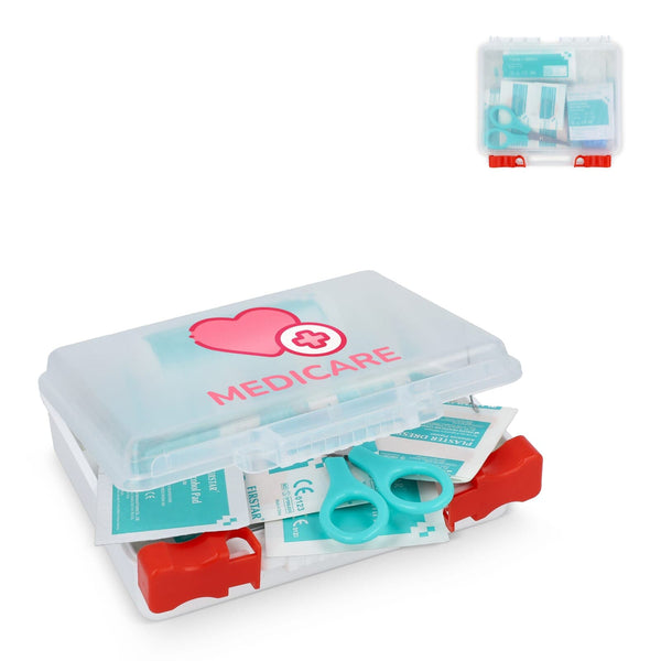 Kit di pronto soccorso 37 pezzi Sierra Bianco - personalizzabile con logo