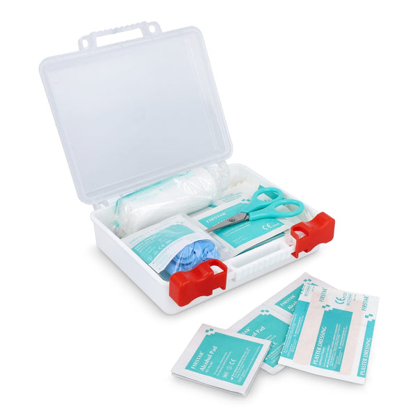Kit di pronto soccorso 37 pezzi Sierra Bianco - personalizzabile con logo