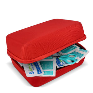 Kit di pronto soccorso 40 pezzi Andes Rosso - personalizzabile con logo