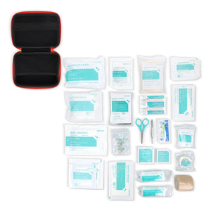 Kit di pronto soccorso 40 pezzi Andes Rosso - personalizzabile con logo