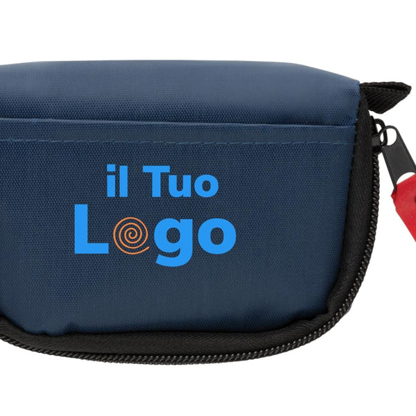 Kit pronto soccorso in custodia - personalizzabile con logo