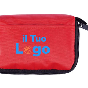 Kit pronto soccorso in custodia - personalizzabile con logo