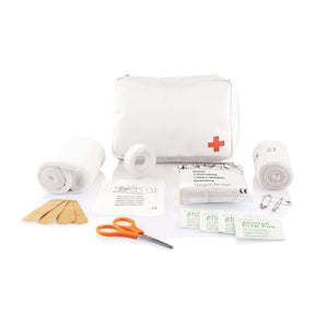 Kit pronto soccorso postalizzabile bianco - personalizzabile con logo