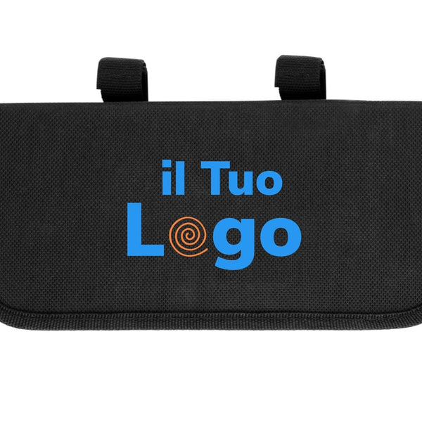 Kit riparazione per bicicletta 17 pezzi nero - personalizzabile con logo