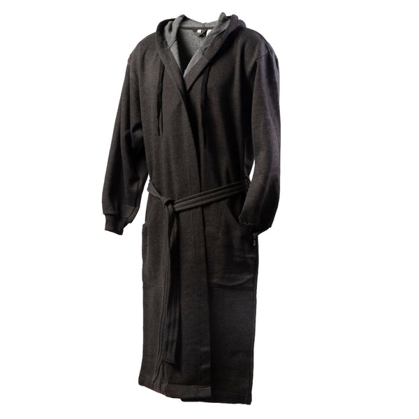 Kosta Linnewafveri Accappatoio College S/M Grigio scuro - personalizzabile con logo