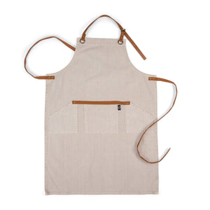 Kosta Linnewäfveri Grembiule Beige - personalizzabile con logo