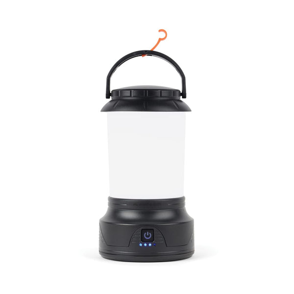 Lampada da campeggio con manovella Nordic Drift Everest RCS nero - personalizzabile con logo