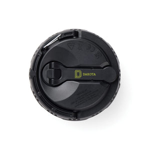 Lampada da campeggio con manovella Nordic Drift Everest RCS nero - personalizzabile con logo