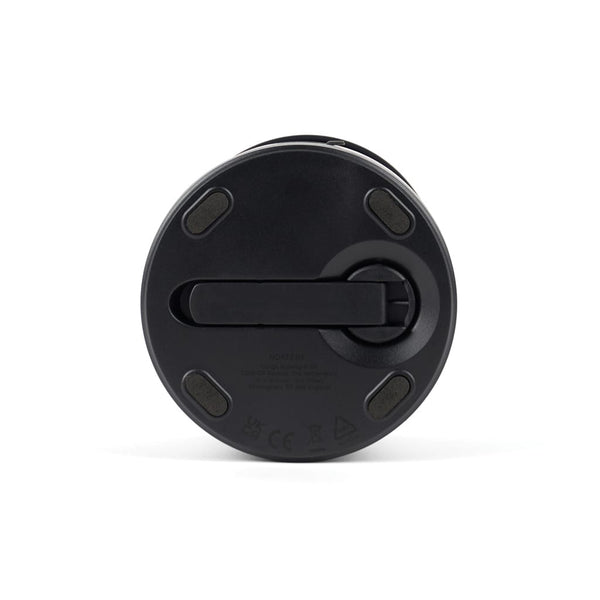 Lampada da campeggio con manovella Nordic Drift Everest RCS nero - personalizzabile con logo